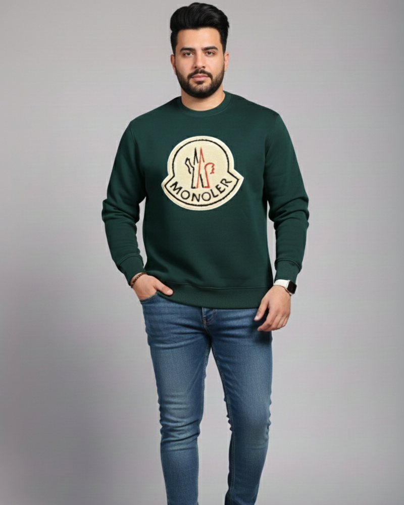 Moncler Sweatshirt – Olive Green
