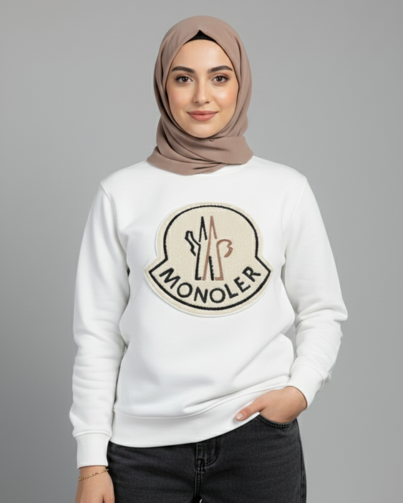 Moncler Sweatshirt – White