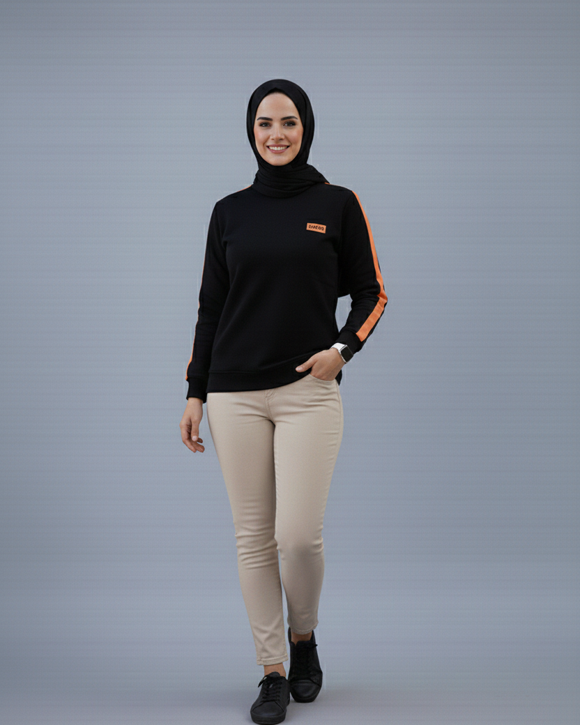 Hermes Sweatshirt – Black