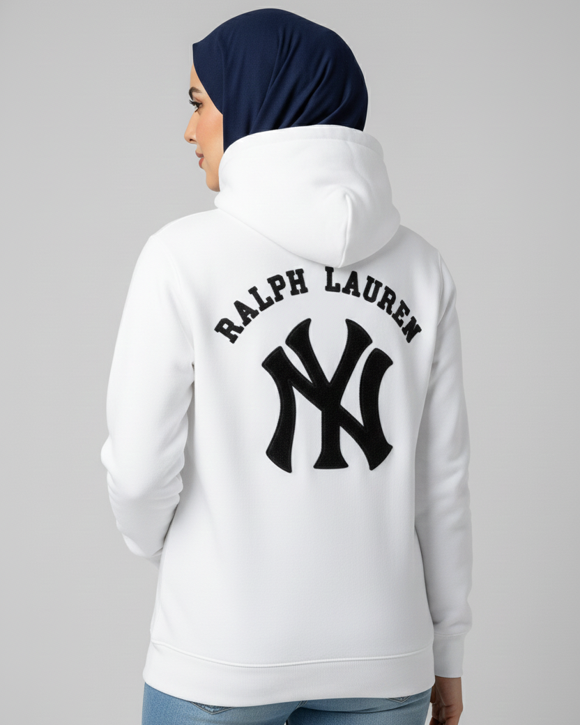NY Hoodie – white
