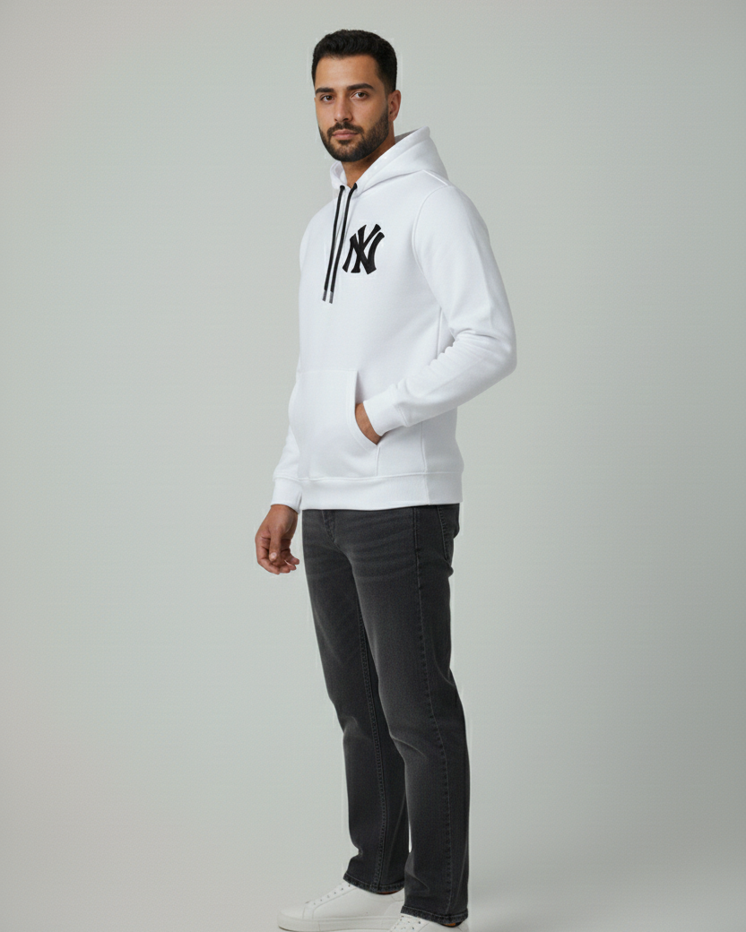 NY Hoodie – white