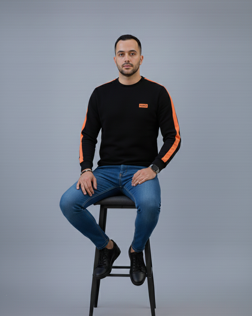 Hermes Sweatshirt – Black